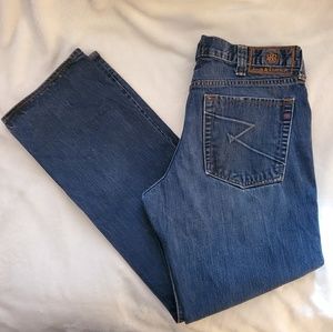 ROCK & REPUBLIC RIGID STRAIGHT LEG JEANS